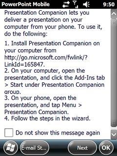 Presentation Companion in the Add-Ins tab