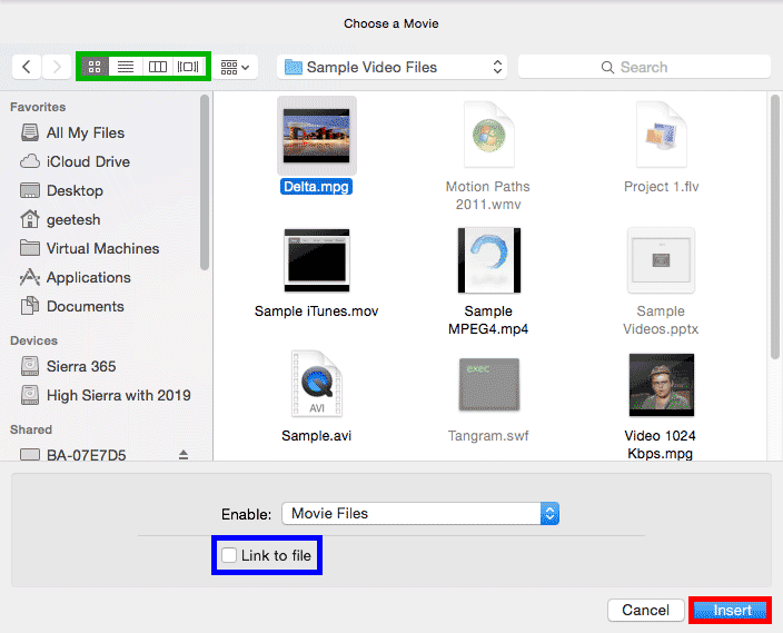video in powerpoint for mac