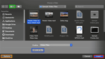 Insert Video Clips in PowerPoint 365 for Mac