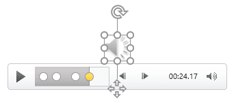 Selected Bookmark depicts a yellow dot within the Player Controls bar Selected Bookmark depicts a yellow dot within the Player Controls bar