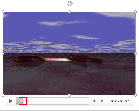 Bookmark is added on the video time line within the Player Controls bar Bookmark is added on the video time line within the Player Controls bar