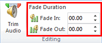 Fade Duration options