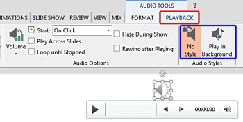 Learn PowerPoint 2013 for Windows: Audio Styles