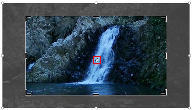 Video clip being cropped Video clip being cropped