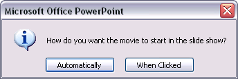 How do you want to play your movie?