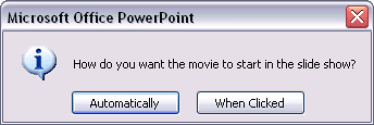 How do you want to play your movie?