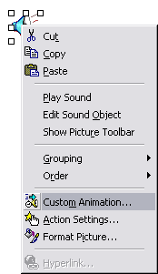 Right-click menu Right-click menu