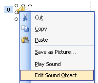 Edit Sound Object