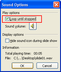 Sound Options Sound Options