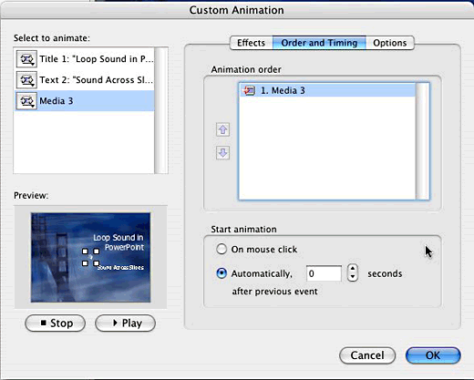 Custom Animation Custom Animation