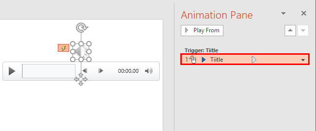 Animation Pane Task Pane