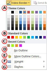 Video Border drop-down gallery Video Border drop-down gallery
