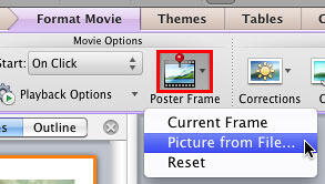 Picture from File option to be selected Picture from File option to be selected