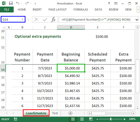 Make a note of the sheet name and the cell address in Excel