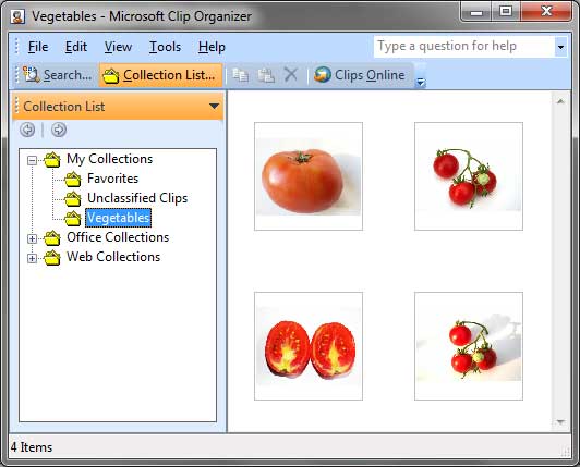 Microsoft Clip Organizer