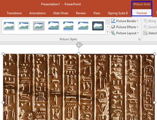 Picture Tools Format tab