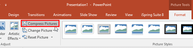 powerpoint 2016 mac image compression