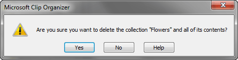 Delete a Collection folder?