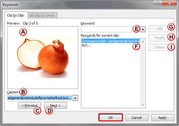 Learn PowerPoint 2010 for Windows: Edit Keywords in Clip Organizer