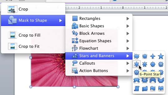 crop pictures powerpoint for mac