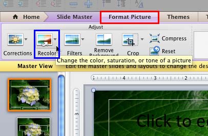 how to use slide master in powerpoint 2011 for mac