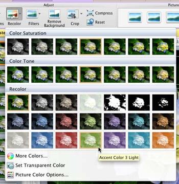 Learn PowerPoint 2011 for Mac: Recolor Picture Backgrounds