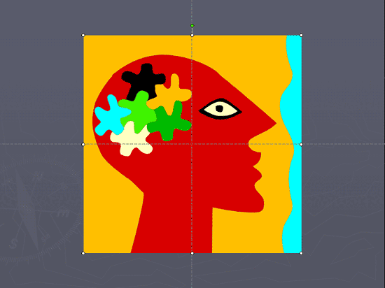 Vector picture selected Vector picture selected