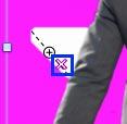 Cursor changed a cross sign to delete the selection or removal made earlier Cursor changed a cross sign to delete the selection or removal made earlier