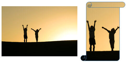 Effect of zooming and repositioning the picture fill Effect of zooming and repositioning the picture fill