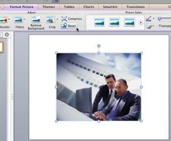 Learn PowerPoint 2011 for Mac: Reset Pictures