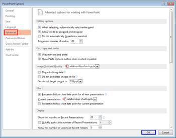 Learn PowerPoint 2013 for Windows: Set Document Resolution