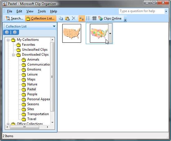 Microsoft Clip Organizer