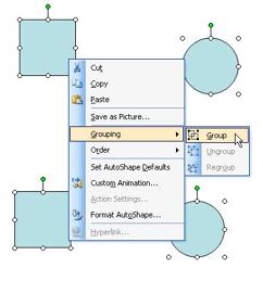 Learn PowerPoint 2007: Grouping Slide Objects