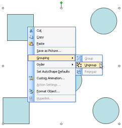 Learn PowerPoint 2007: Ungrouping Slide Objects