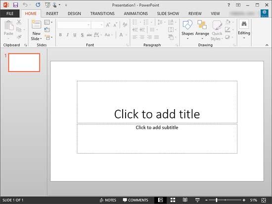 Changing Interface Color in PowerPoint 2013 for Windows