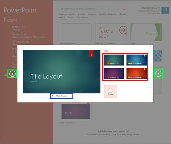 get rid of template in 2016 powerpoint for mac