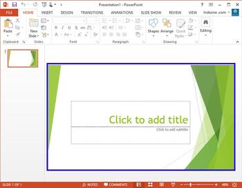 Widescreen Defaults in PowerPoint 2013