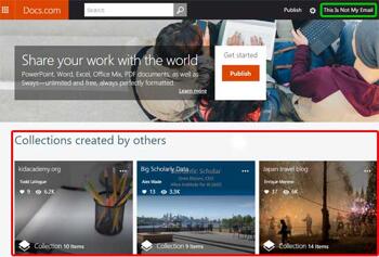 Create Collections in Docs.com