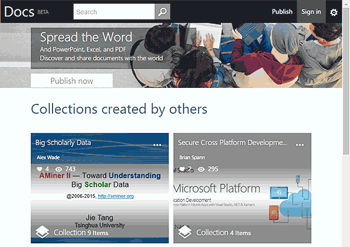 Getting Started with Docs.com