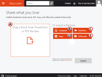 Publish Files on Docs.com