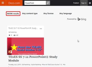 Search and Browse Content on Docs.com