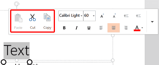 Text floatie Text floatie