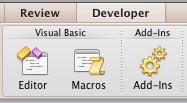 inset label from missing developer tab in powerpoint for mac