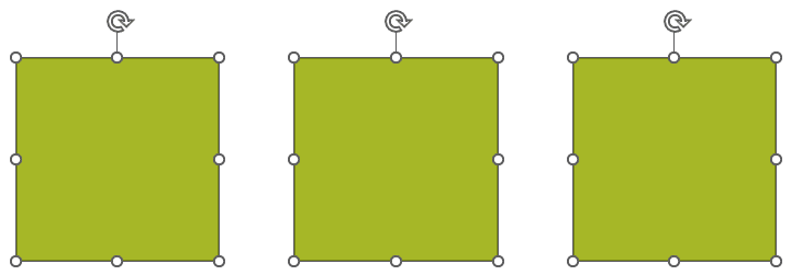 Multiple rectangle shapes selected in PowerPoint 365 Multiple rectangle shapes selected in PowerPoint 365