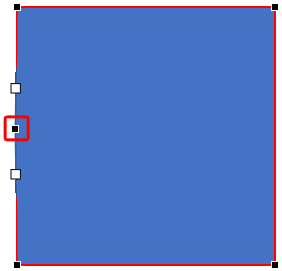 New point added to the shape New point added to the shape