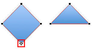 Option+click the vertex to quickly delete it from the shape Option+click the vertex to quickly delete it from the shape