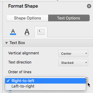 Order of lines option