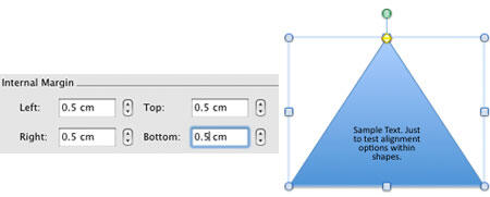change the shape of a text box in powerpoint for mac