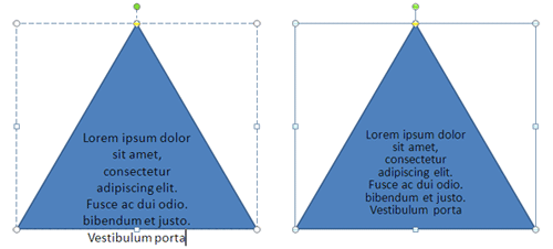 resize shape to fit text powerpoint