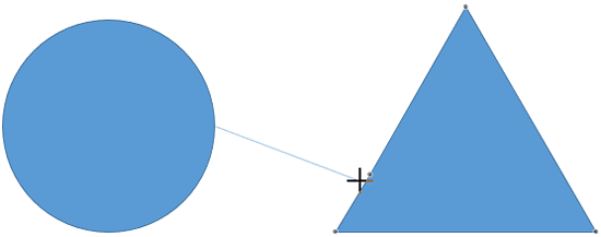 New point (vertex) added to the triangle functions as an anchor point New point (vertex) added to the triangle functions as an anchor point